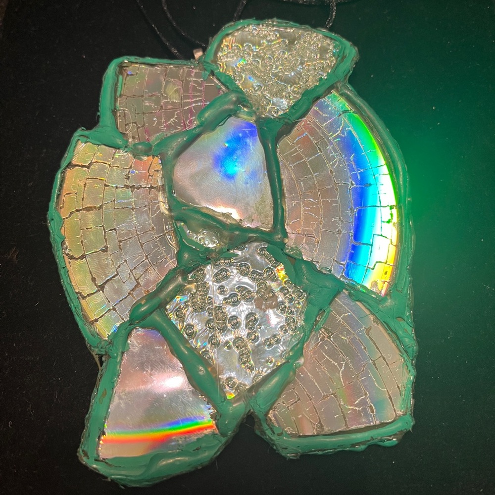 Unique Iridescent Pendant
